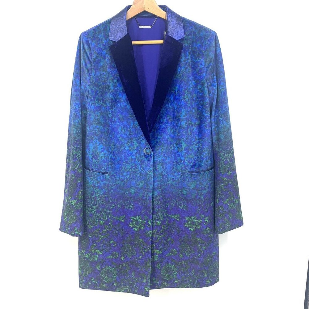 Large $598 Elie Tahari Emerald Isle Design Blazer